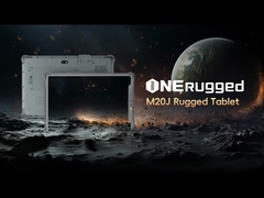 Intel RS232 ONERugged M20J Waterproof Tablet PC con Win 11 Pro/IOT Car Mount